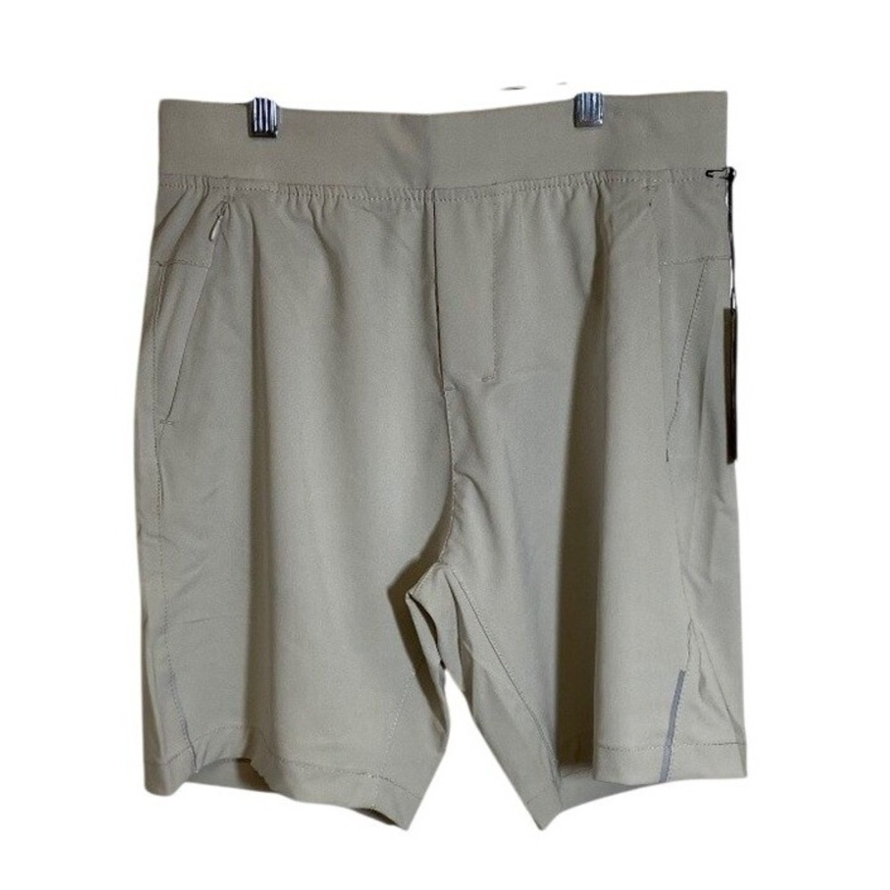 Kenneth‎ Cole Men Active Tech Shorts Small Grey Stretch Water Resistant Athletic